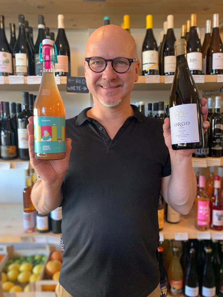 Johan with the Found Hope Wine Collection